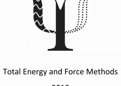 One ESR attended the Total Energy and Force Methods 2018 Workshop